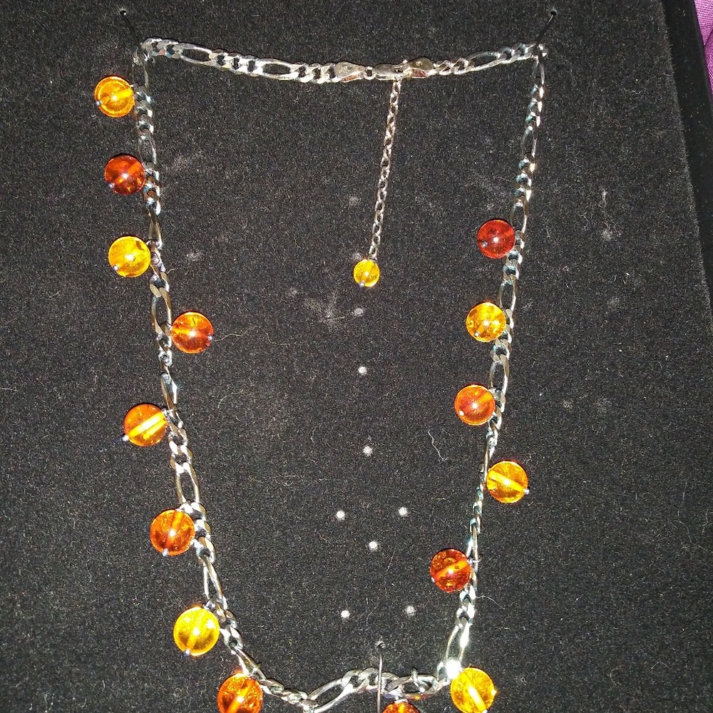 Sterling silver chain link necklace